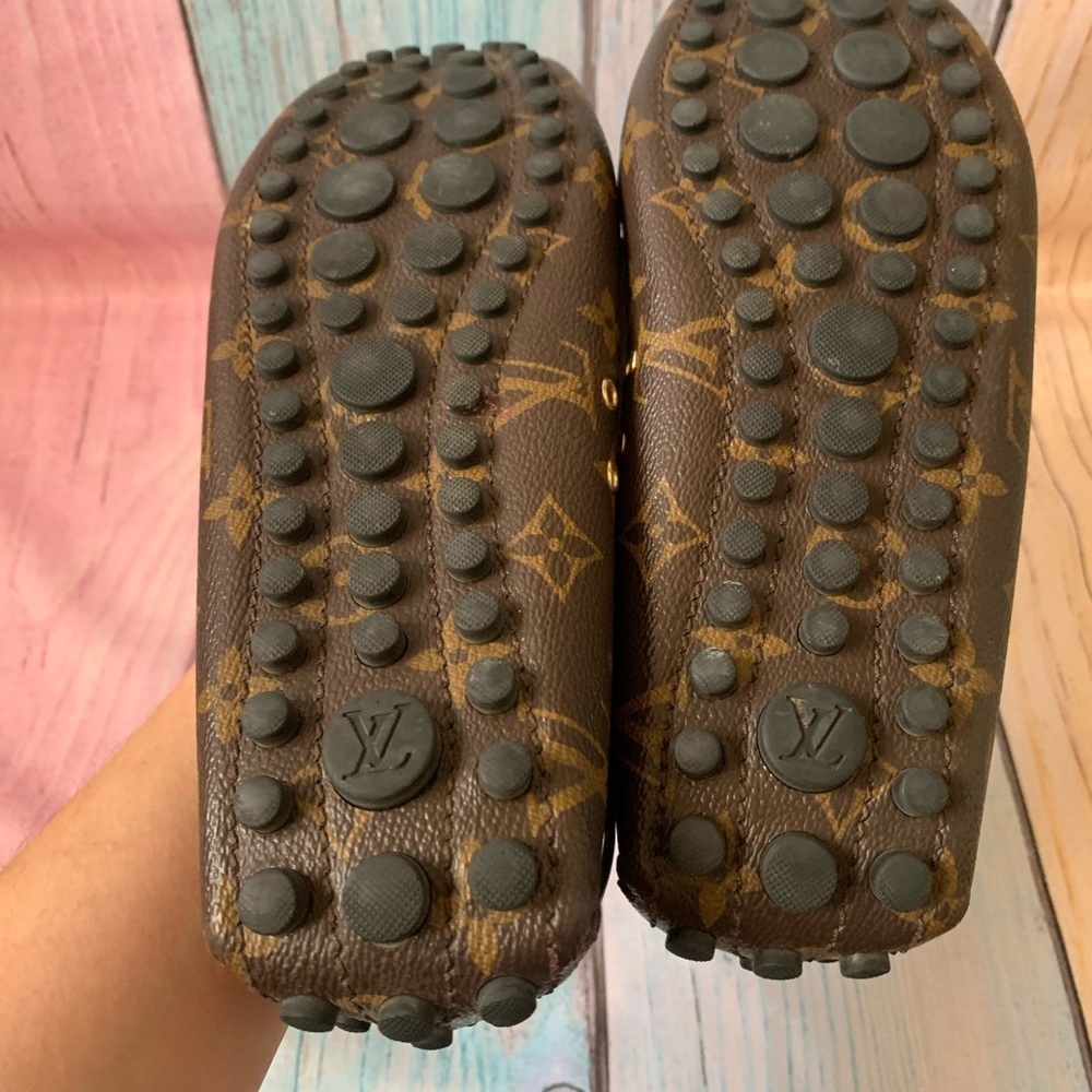 Louis Vuitton Gloria Brown Monogram flat Loafers - Picture 10 of 15